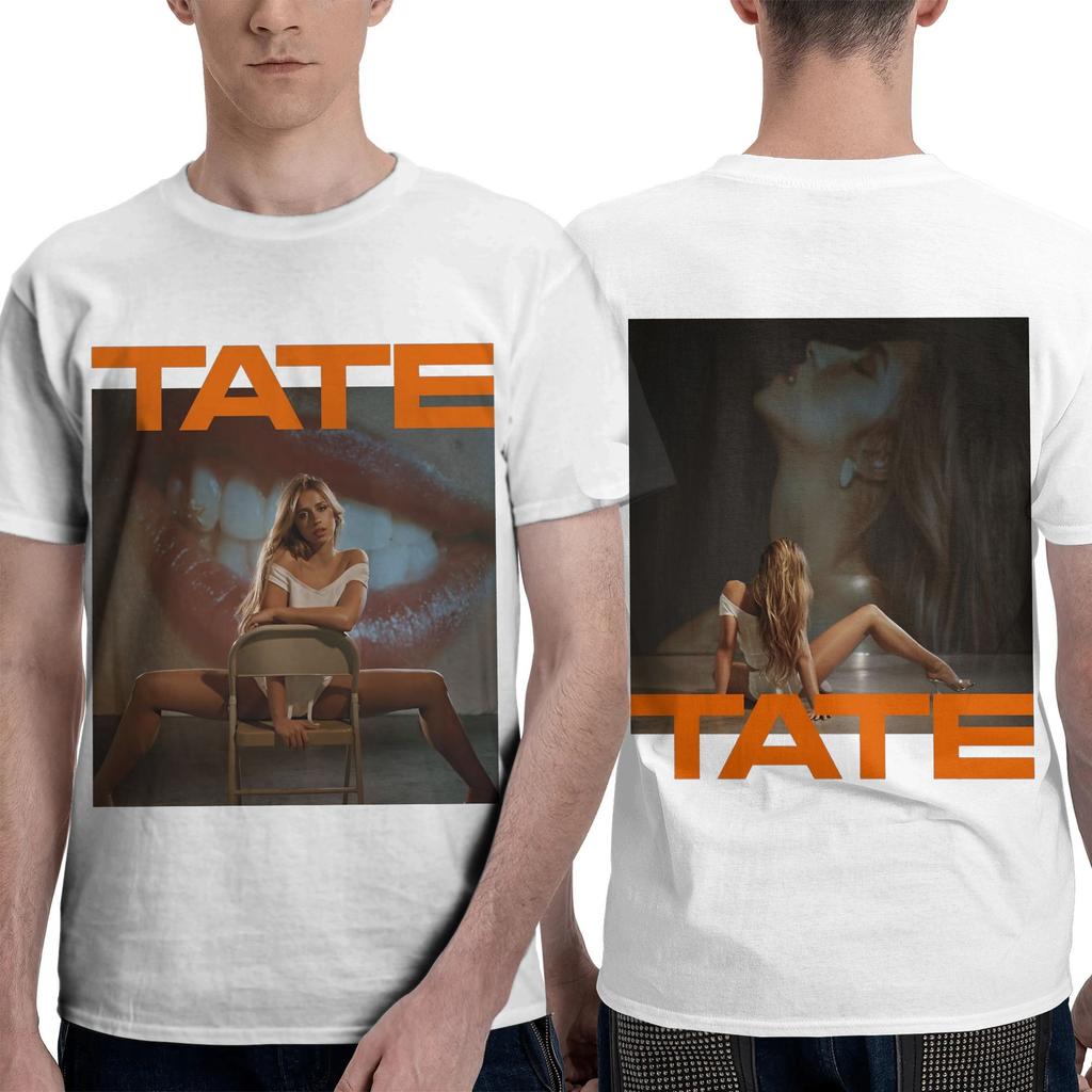 Men Women T-Shirt Tate McRae T-Shirts Fashion Miss Possessive Tour 2025  Summer Tees Casual Custom Logo 100 Cotton Clothing Gift