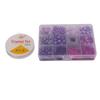 Acrylic Beads 12 Grid Special Shaped Purple Style Multipurpose DIY Jewelry Supplies for Develop Children S Intelligence