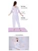 White Butterfly Dance Yoga Set: Gauze Sleeve Chiffon Costume for Women
