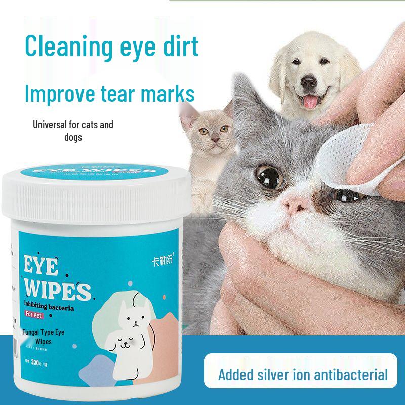Pet Tear Stain & Ear Cleaning Wipes for Kittens and Puppies