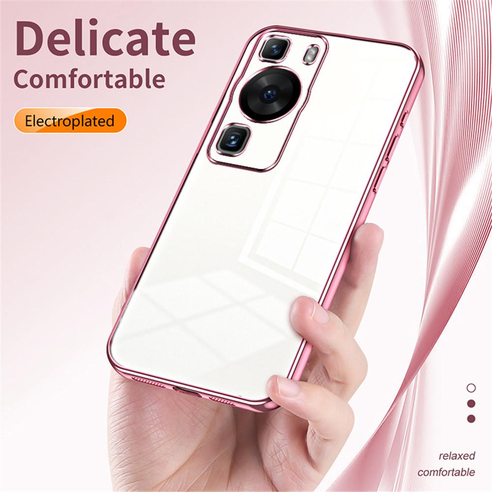 Luxury Plating Bumper Case For Huawei P30 Lite P20 P40 P50 P60 Pro Mate 20 P 30 Silicone Transparent Back Cover P30lite P30pro