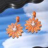 Summer Handmade Raffia Earrings Bohemian Floral Design Lightweight Jewelry For Women Girls Beach Vacation Gift Ideas