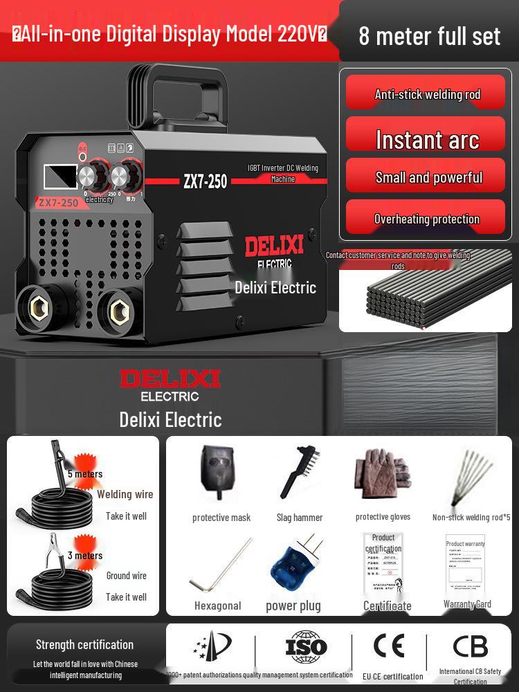 DELIXI Dual Voltage Industrial & Household All-Copper Welding Machine