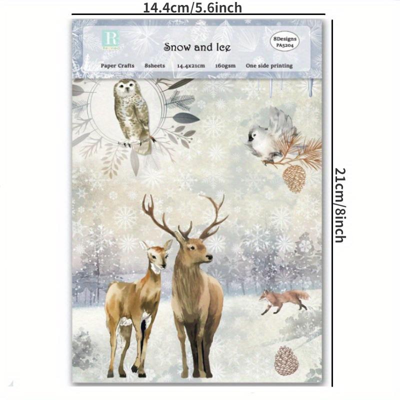 Garden Life Scrapbook Paper Pad Assorted Pattern Decoupage Cardstock Vintage Scrapbooking DIY Decorative Cardmaking Supplies