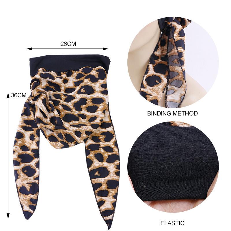 New Women Flower Print Hat Elastic Muslim Hijab Hats Long Tail Head Wraps Chemo Beanies Caps Cancer Bandanas