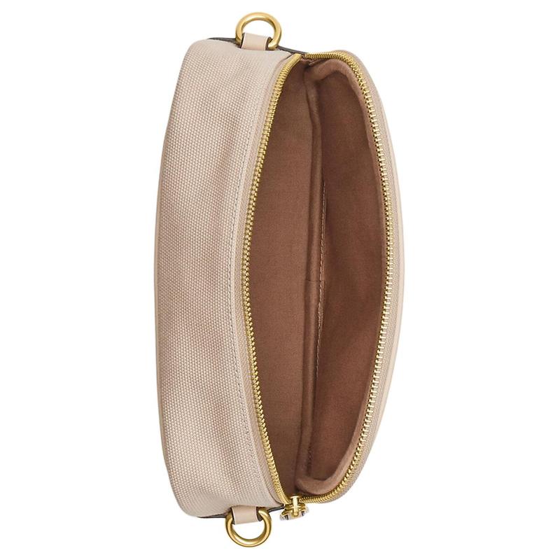 COACH Theo 23 Rainbow Embroidered Logo Camera Bag Shoulder Canvas Crossbody Bag Medium Men's Ivory