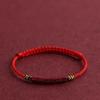 Handmade Red Rope Beads Bracelets For Men And Women Praying Wristband Lucky Health Amulet Jewelry Gift