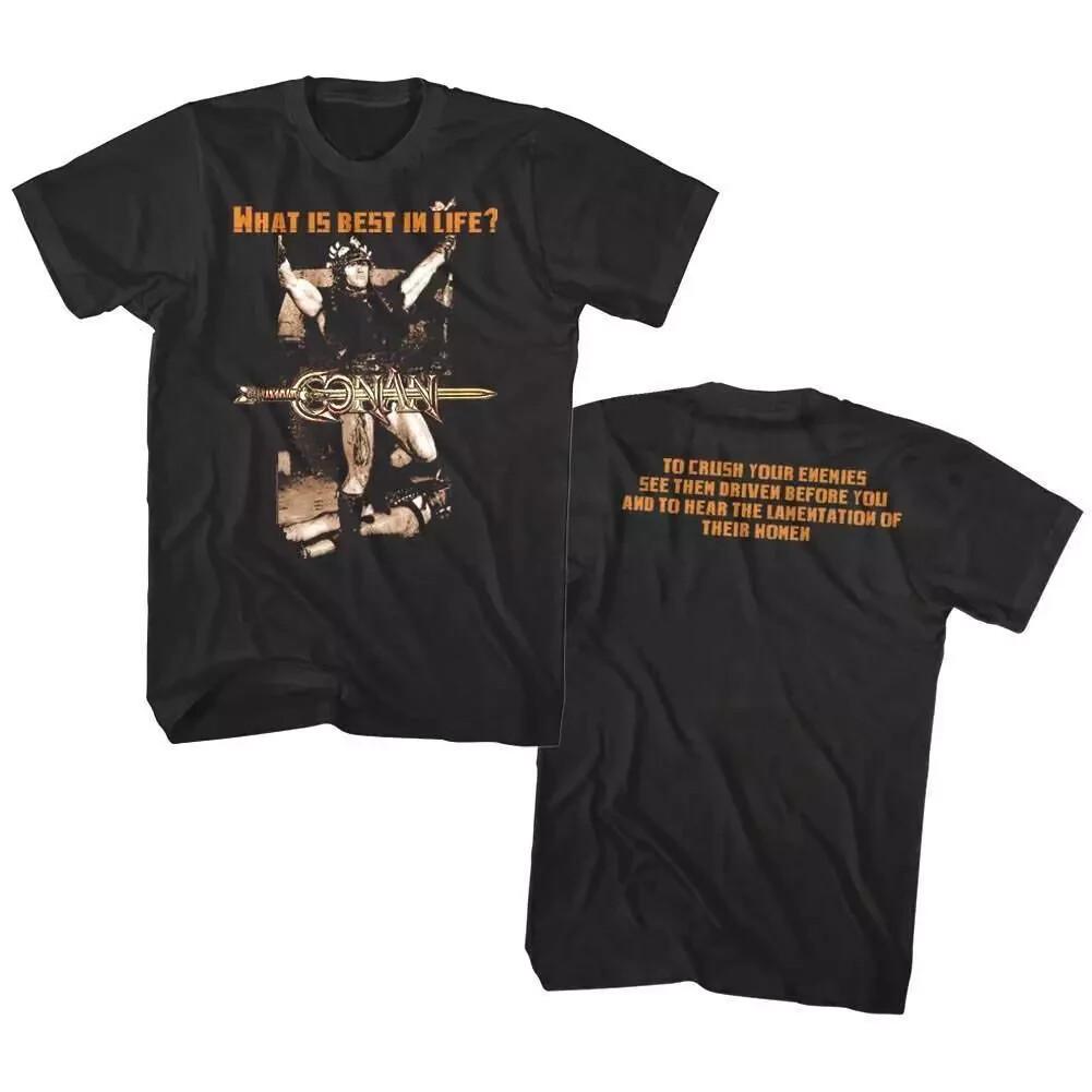 Conan the Barbarian Best in Life Quote Men T Shirt S