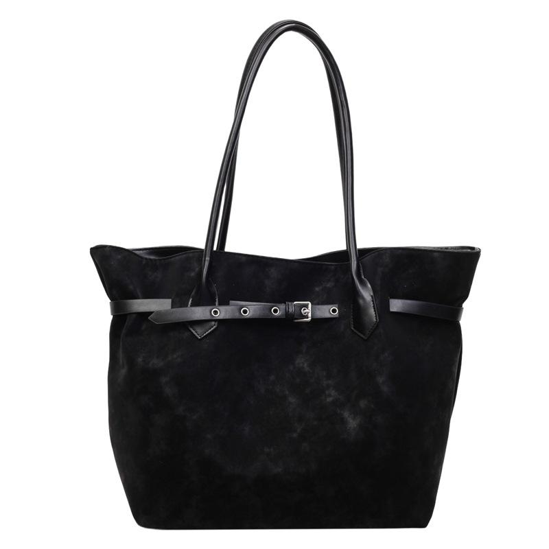 New Fashion Retro Style Large Capacity Women's Tote Bag Simple Light Luxury Women's Shoulder Armpit Bag