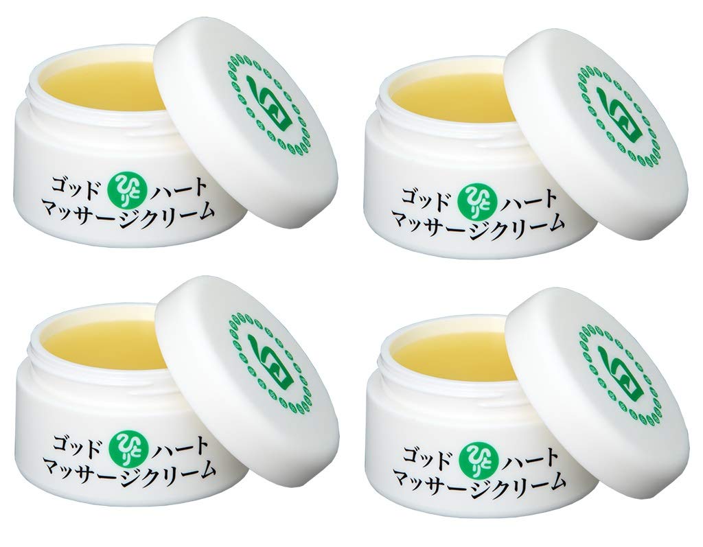 

Ginza Marukan God Heart Massage Cream 31g [Set of 4] Saito Hitori Skincare Body Care Moisturizing Cream Castor Oil Beeswax Olive Fruit Oil Face and
