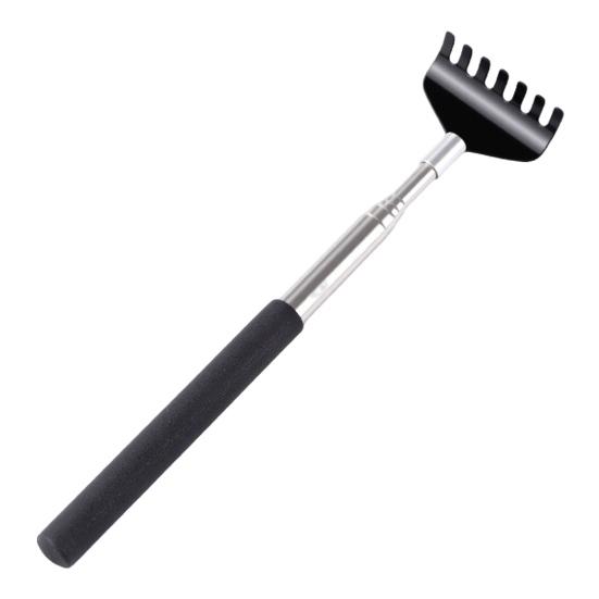 Retractable Back Scratcher Cat Teaser Wand 26" Extendable Head Back Legs Scratch Tool Interactive Toy for Playful Kitties