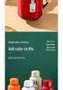 Large Capacity Insulated Water Bottle with Glass Liner - Great for Home or Dormitory Use, Warm Water Thermos