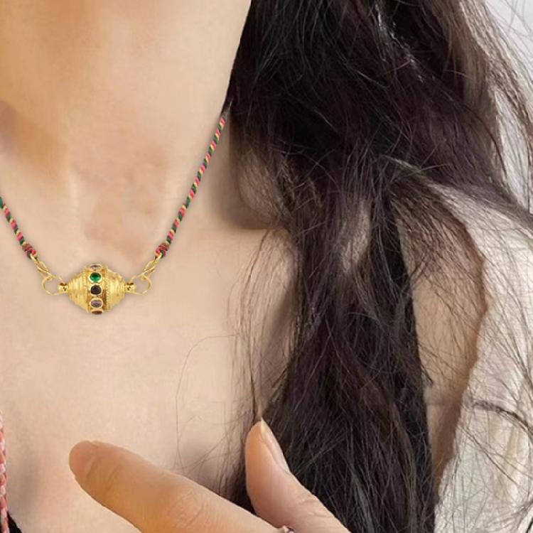 Fashionable Tarot Card Necklace Elegant Tarot Card Necklace Unique Neck Ornament For Women And Enthusiasts