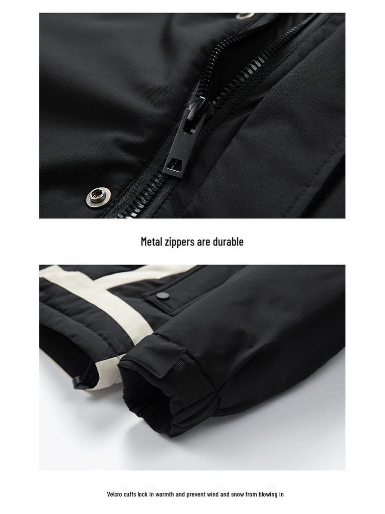 Men's 2025 Warm Hooded Down Jacket - Loose Fit Winter Top