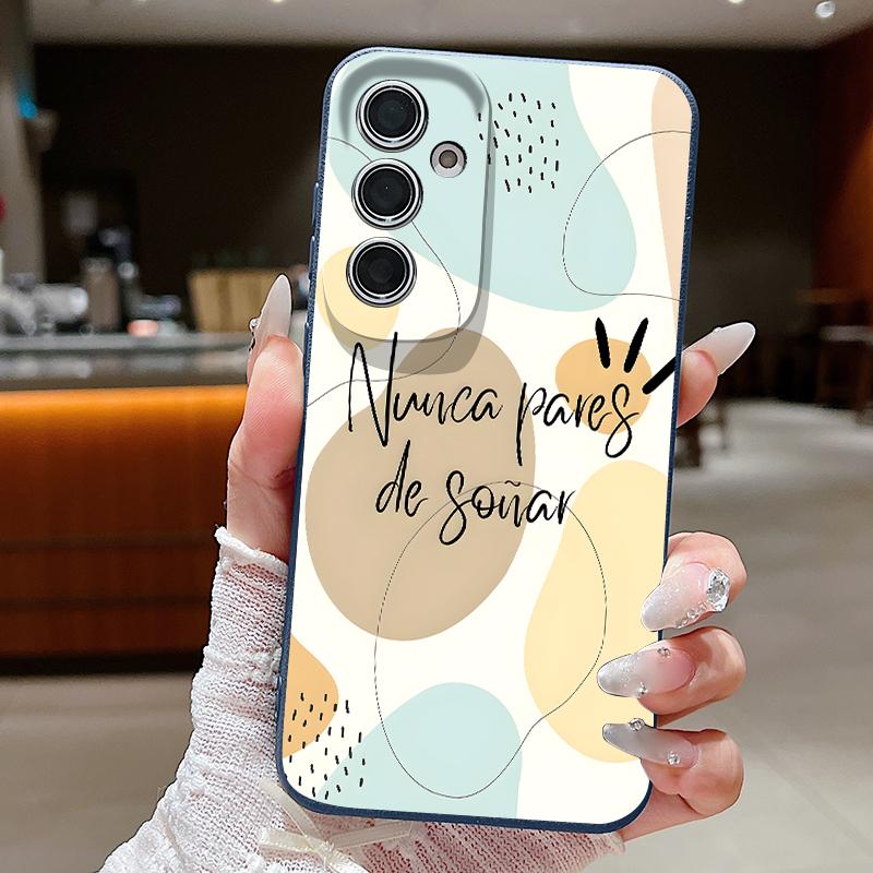 Abstract Geometry Style Case For Samsung S26 S25 S24 Ultra S23 S22 S21 FE A15 A16 A17 A35 A36 A37 A54 A55 A56 A57 5G Leather Texture Soft Cover