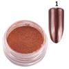 Ultrafine Rose Gold Nail Powder Mirror Nails Glitter Powders Chrome Pigment Womens Fashionable Sexy Nailing Art Accessories
