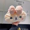 Rilakkuma Plush Tissue Box Soft Fluffy Hanging Bear Tissue Holder Cute Portable Holder Creative Home/Car Paper Storage Container