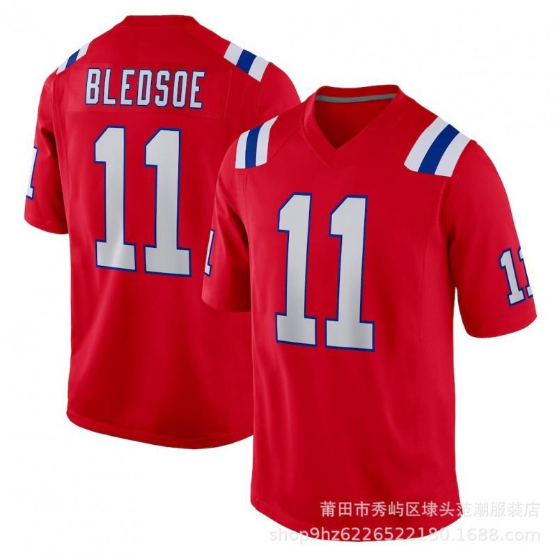 New England Patriots Embroidered Mens Football Jersey Sports Team Uniform