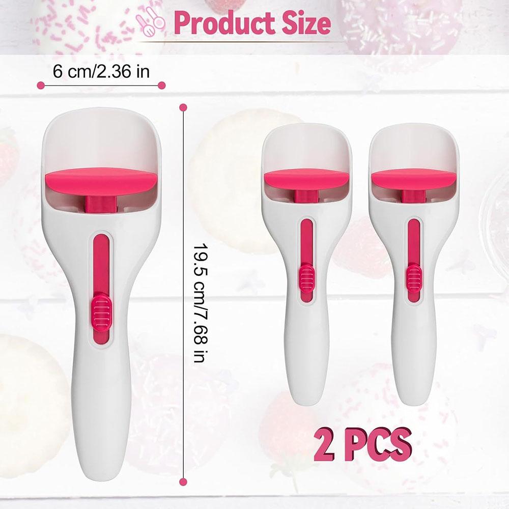 2pcs Cupcake Batter Scoop for Elegant Baking, Pastry & Cake Decorating