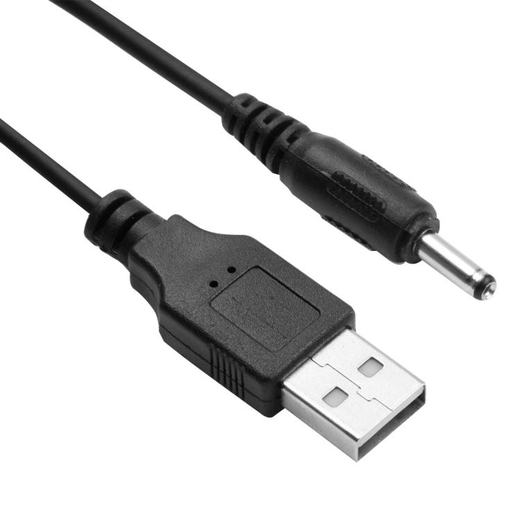 Cablu spiralat cu arc de putere de 1,5 m USB la DC de 3,5 mm