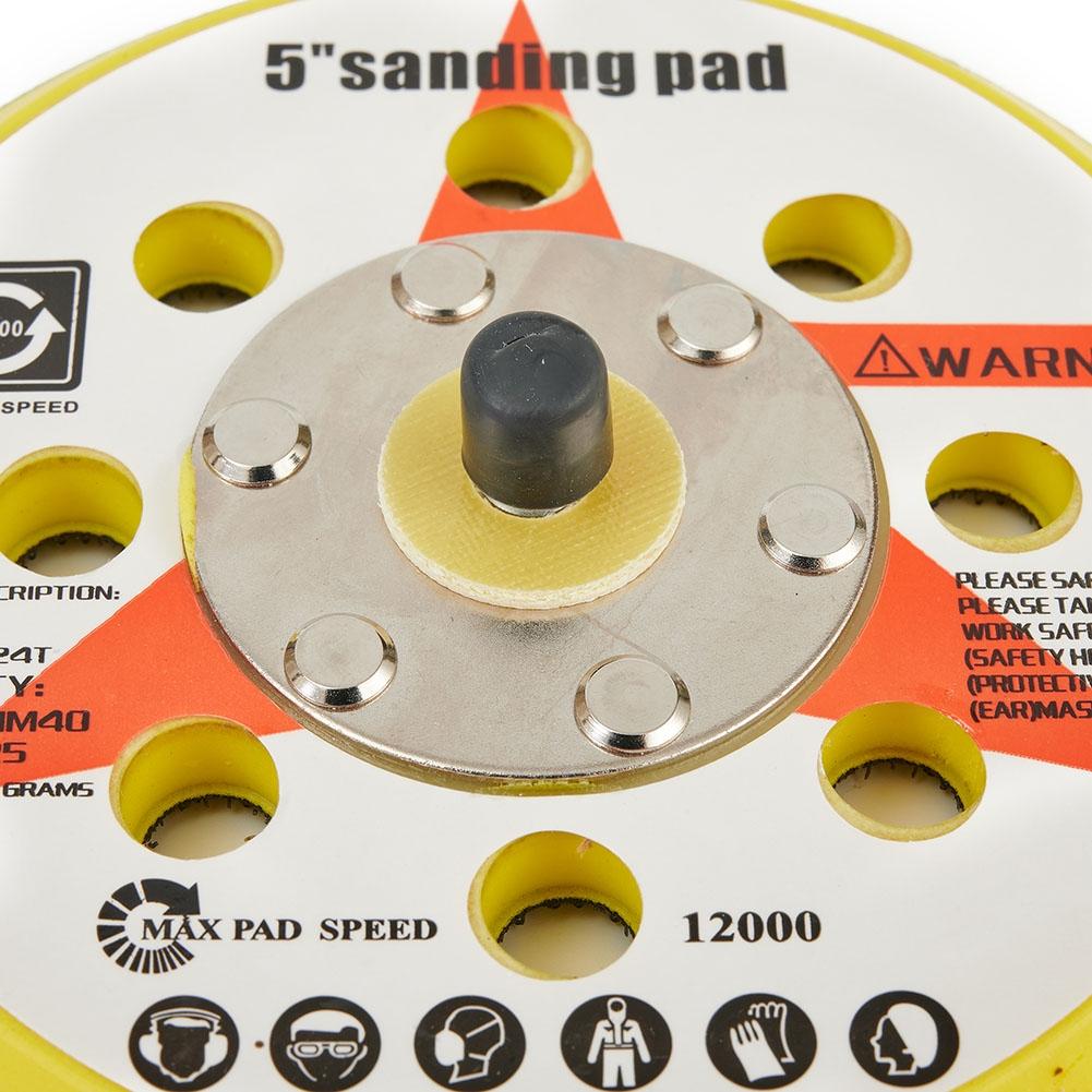 1* Backing Pad 125mm 1pc 5inch/125mm Diameter 8holes