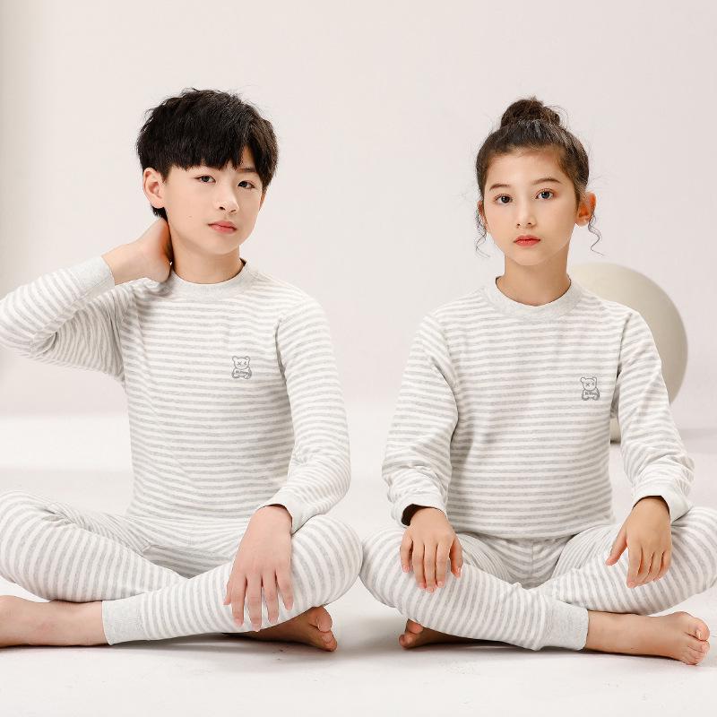 

Дитяча осінньо-зимова тепла бавовняна піжама з велюру Шу – комплект нижньої білизни для хлопчиків та дівчаток. 100 cm