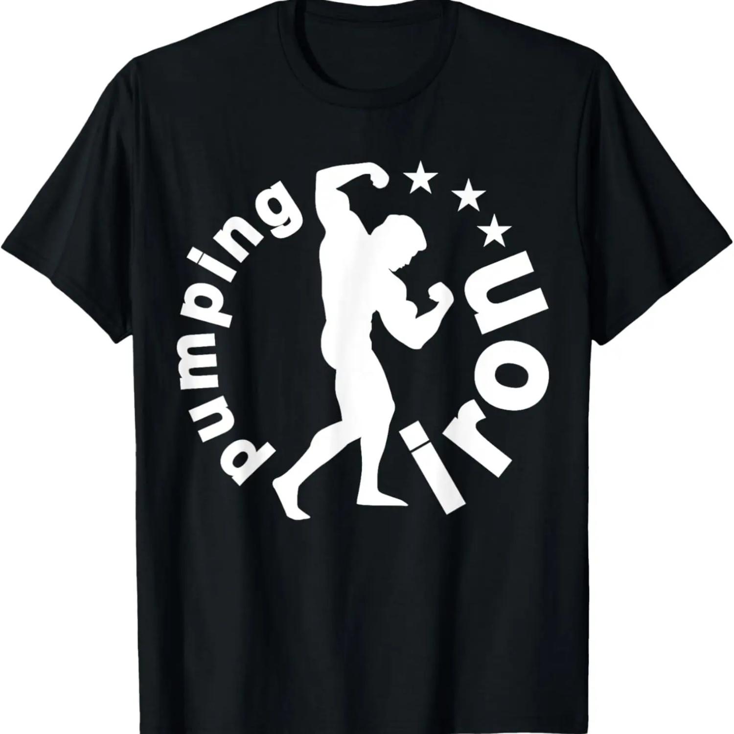 C560 Т-shirt PUMPING IRON Тренировка Зал Фитнес ММА Мотивация Т-shirt S