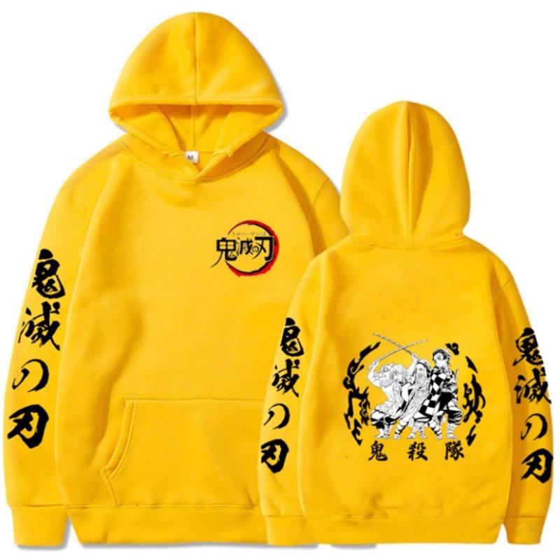 Tanjiro Kamado Japanese Animation Men's Hoodies Boys Harajuku Girls Pullover Fancy Music Gift Casual Loose Sweatshirt