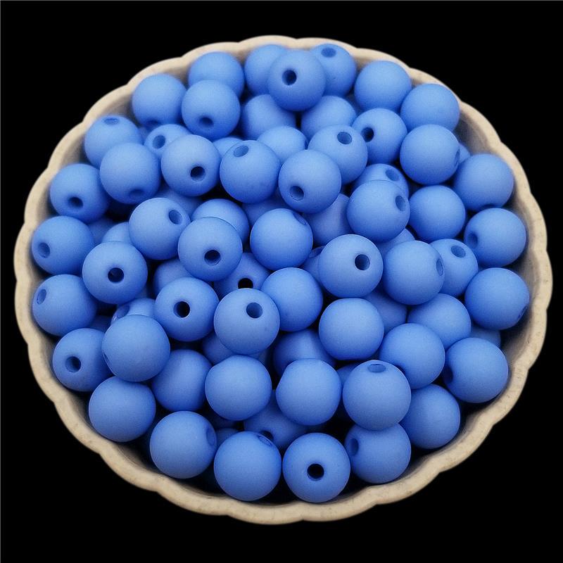 

100 шт. 8 мм DIY бусины сплошной цвет объемные акриловые матовые бусины цветные многоцветные акриловые матовые бусины свободные бусины украшение для скрапбукинга изготовление поделок