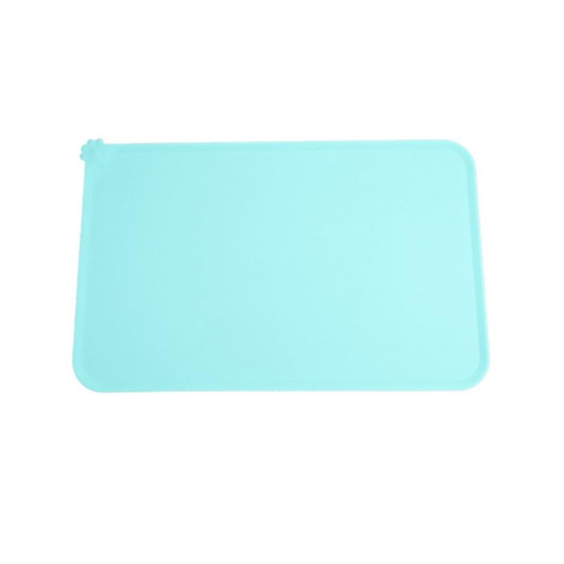 Silicone Pet Meal Mat Pet Waterproof and Anti Slip Cat Food Mat No Cleaning Required Puppy Feeding Bowl Mat Pet Accessories