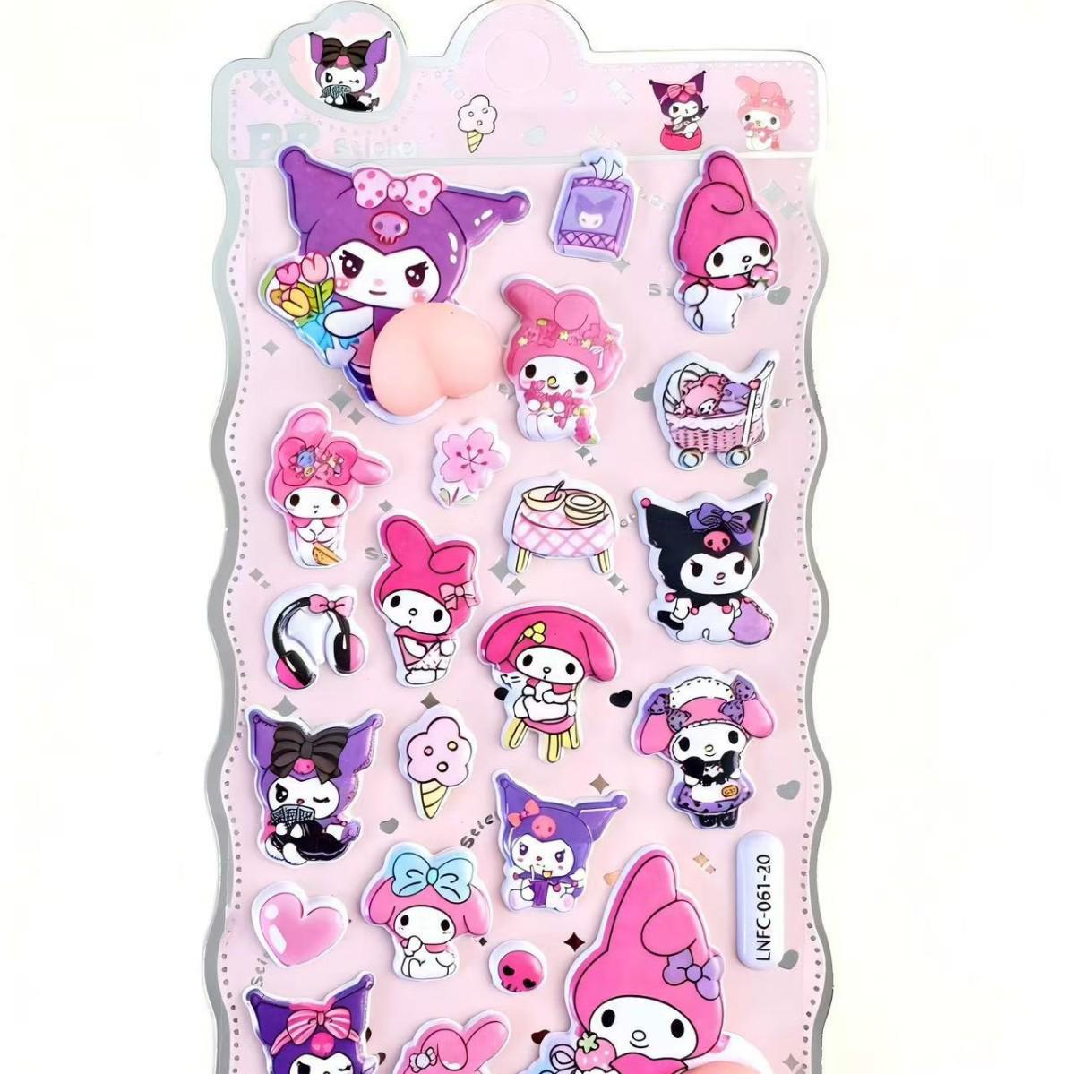 

Sanrio Peach Squeeze 3D Cartoon Phone Case Decor Sticker