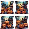 Halloween Pillowcase Pumpkin Skull Funny Ghost Cushion Cover Sofa Living Room Decoration Pillow