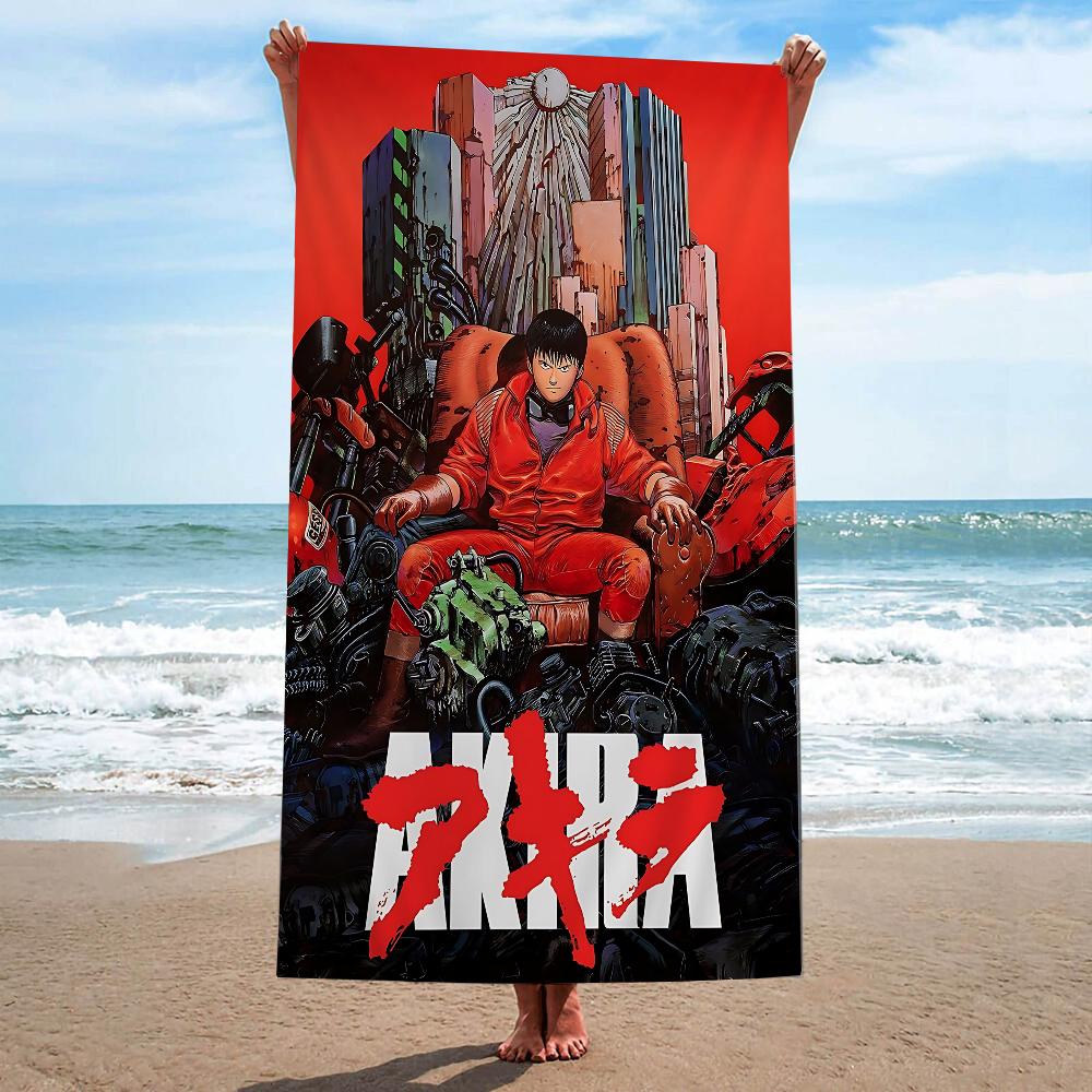 1pc Akira 1988 Film Microfiber Beach Towel Absorbent Quick dry Soft Yoga Swimming Resort Mountain Climbing Towel