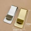 1pc Stainless Steel Pen Clip Pen Holder Vintage Ticket Holder, notebook accessories, stationery, office supplies