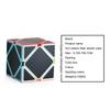 Lefang 3x3 Magic Cube Carbon Fiber Series Pyramid Mirror Skewb Speed Cube Puzzle Toys For Children