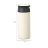 KINTO Travel Tumbler, 500ml, White, Double-Layer Vacuum Wall, Insulates Hot and Cold Drinks, 20942
