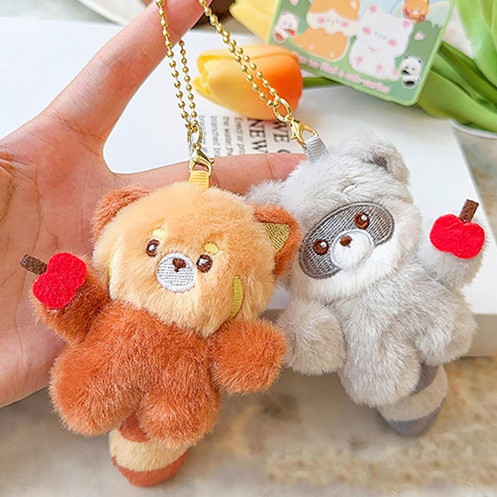 Puppy Bear Schoolbag Pendant Keychain Magnetic Toy Bear Funny Sweet Bear Cartoon Charm for Boys Girls Vending Machine