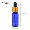 15ml PET Refillable Bottle Perfume Container Dropper Bottle Jars Vials With Pipette Sample Container Essential Oil Bottles Tools