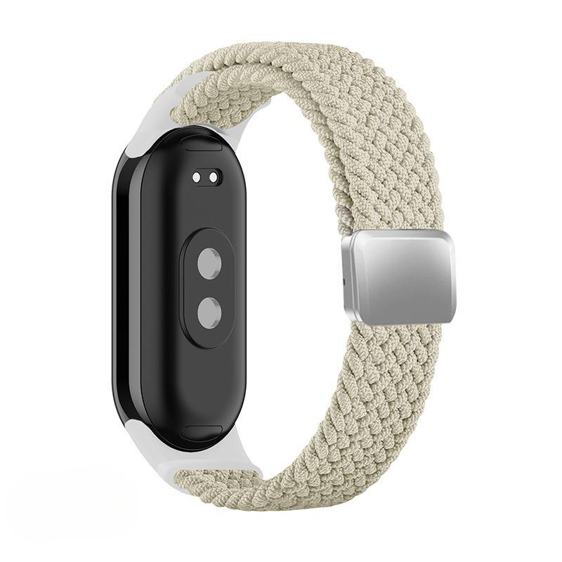 Braided Nylon WatchBand Strap For Xiaomi Mi Band 10 Smart Wristband Braided Elastic Weave Bracelet Miband 8 9 Watchstrap