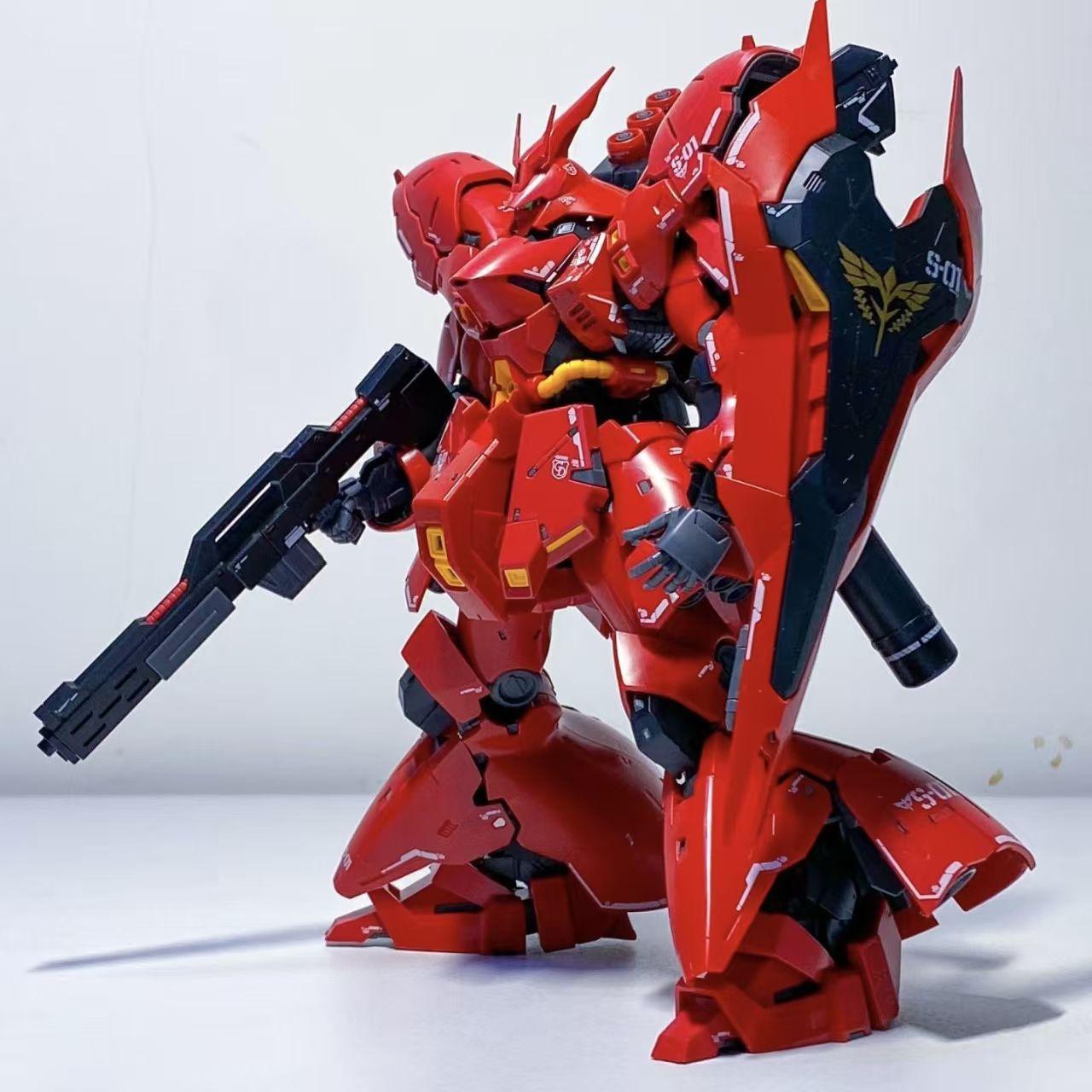 

Sihai Studio RG5503 1/144 Sazabi Model Package featuring Water Slide Decals - Full Inner Frame Tall Detail Plastic Model