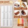 9-Hole Semi-Cylindrical Cake Mold Silicone Mousse Pastry Jelly Molds Cake Mold Baking Accessories for Baking Silicone Soap Molds