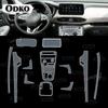 For Hyundai Santa Fe - Car Interior Center Console Transparent TPU Protective Film Anti-scratch Repair Film Accessories