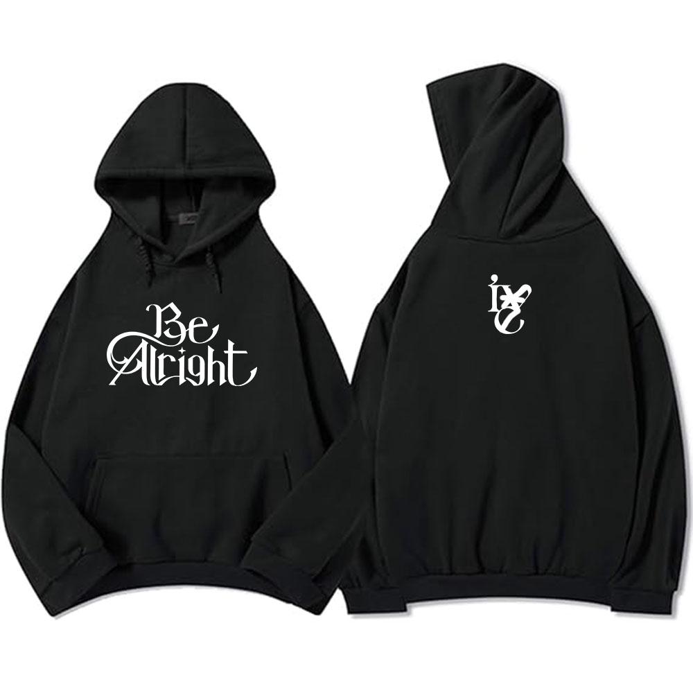 Alright EP Hoodies Letter Graphic Printing Sweatshirt Long Sleeve Fashion Korean Band Pullovers Men Women Clothing