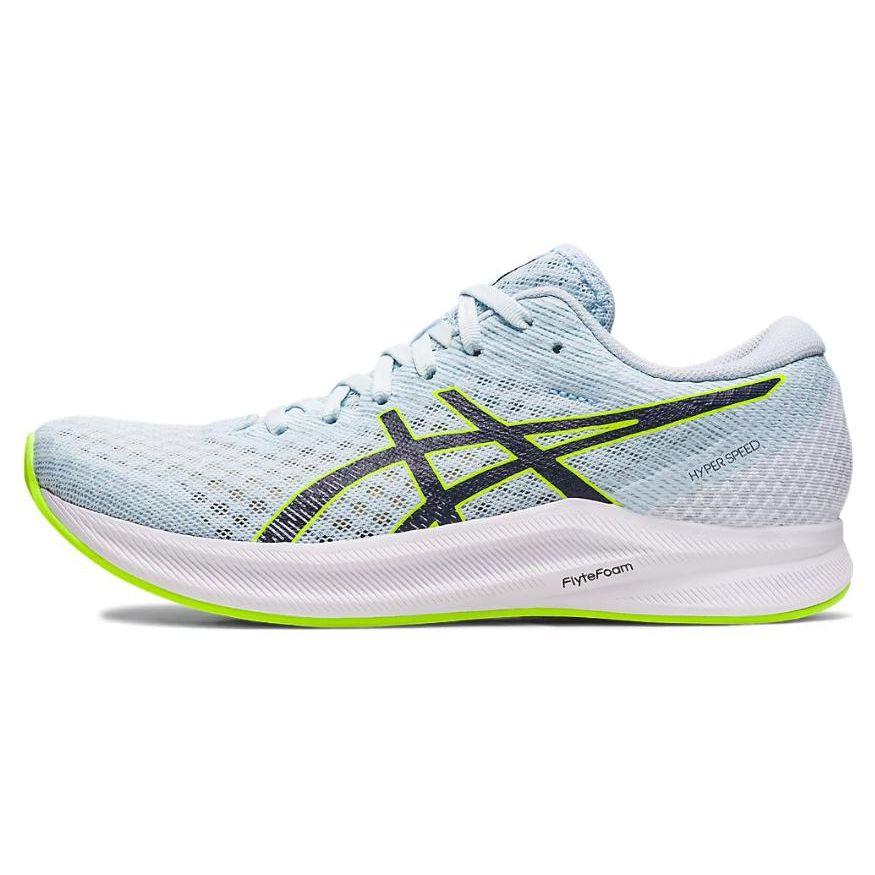 Asics Hyper Speed 2 Running Shoes Women Sneakers Blue Black Green 1012B321-402