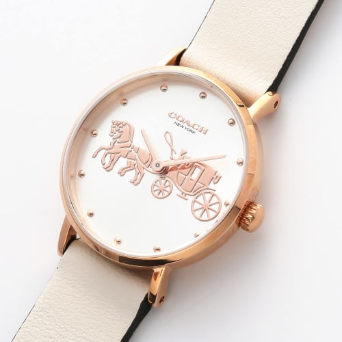 Coach Perry Watch 14503796 Women's Off-White