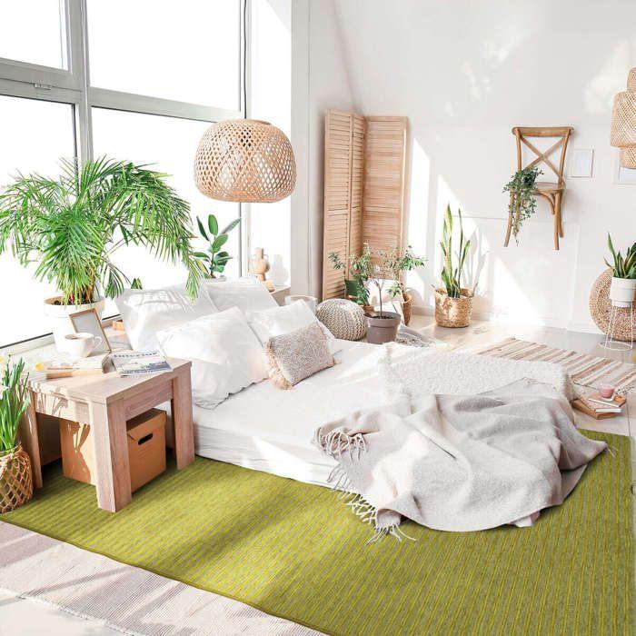 Reversible Green Rug 160x230