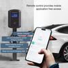 7KW 32A EV Charging Station Type-1/Type-2 Electric Car Charger EV Wallbox Support APP Control swipe card