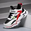 2025 spring new mesh breathable boys' shoes medium and large children's soft sole light primary school running children's sports shoes