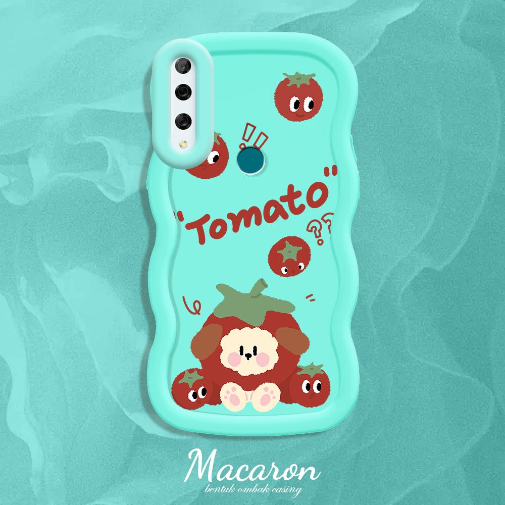 

Окрашенный узор Big Wave Edge Мягкий силиконовый материал Macaron чехол для телефона противоударный защитный резиновый чехол для iPhone Huawei Honor Infinix Tecno Tecno Pova 6 Neo синий