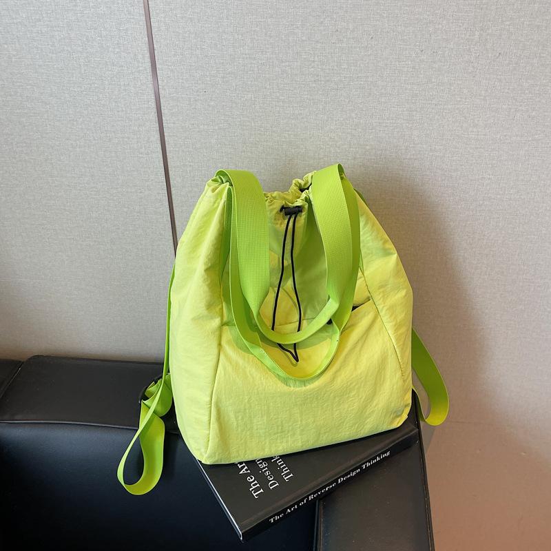 Multifunctional Women's Bag Backpack New Nylon Waterproof Shoulder Bag Student Versatile Class Handbag